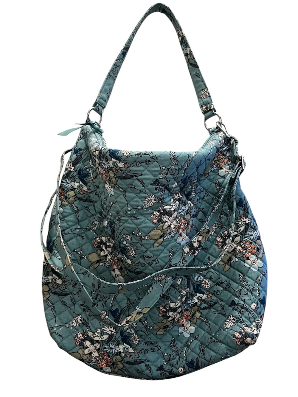 Oversized Hobo Shoulder bag + wallet - Sunlit Garden Sage by Vera Bradley